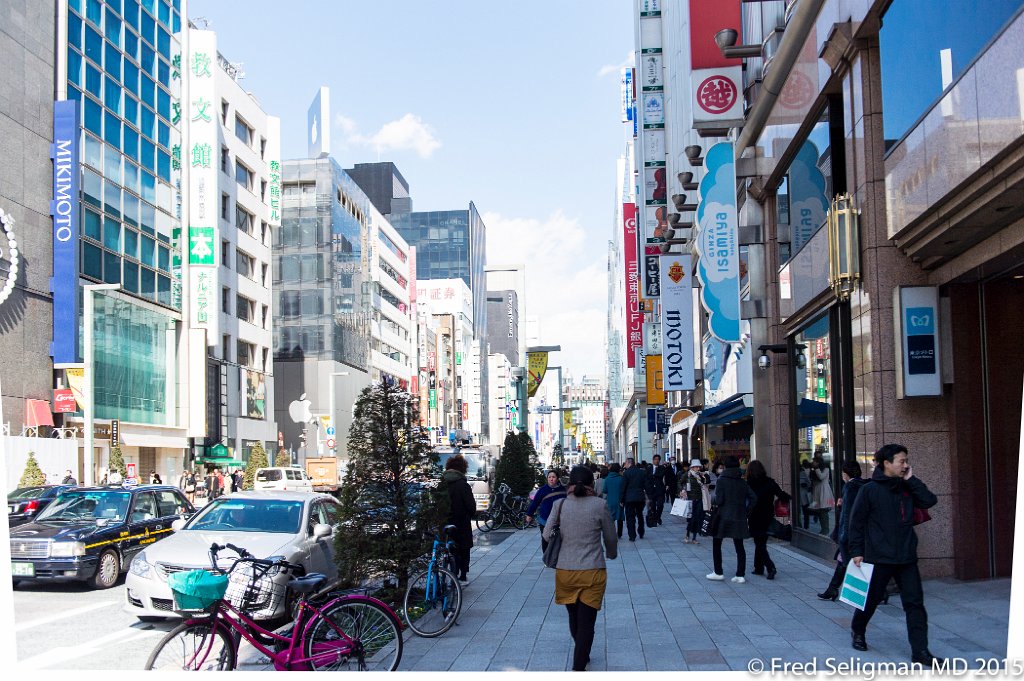 20150311_130713 D4S.jpg - The main Ginza street.  One of 3 Apple stores in Tokyo.